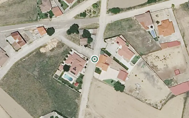 Vista aérea de la ubicación de Residencia para Personas Mayores San Raimundo