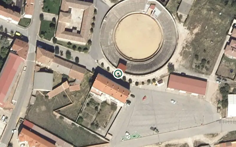 Vista aérea de la ubicación de Residencia de Personas Mayores Virgen de Manciles
