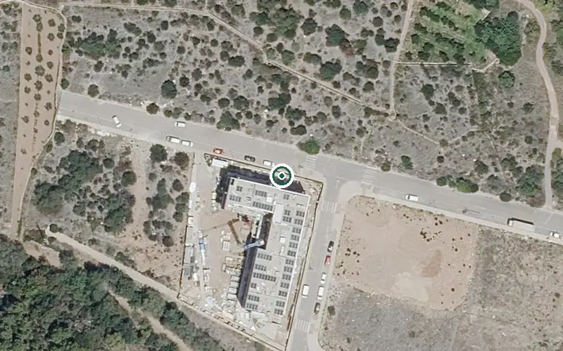 Vista aérea de la ubicación de Residencia P.m.d. Novaedat la Vall D'uxó