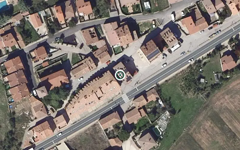 Vista aérea de la ubicación de Centro Gerontológico Integral Gerosoria