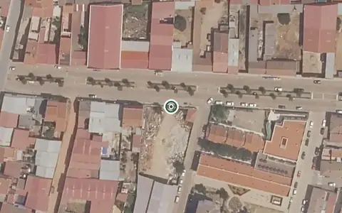 Vista aérea de la ubicación de Residencia de Mayores de Guareña