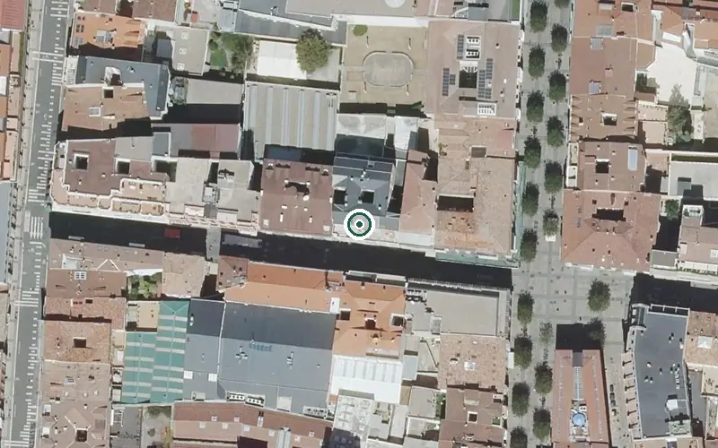 Vista aérea de la ubicación de Residencia Jesús Guridi Egoitza