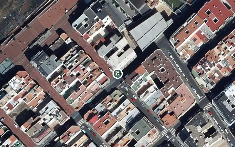 Vista aérea de la ubicación de Centro de Día Carelia