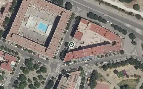 Vista aérea de la ubicación de Centro Residencial para Personas Mayores Vitalia Alcosa
