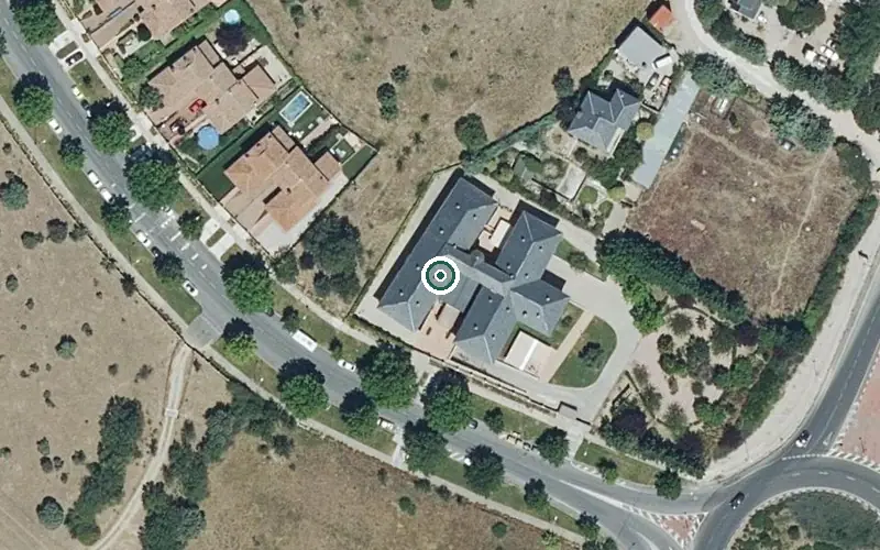 Vista aérea de la ubicación de Residencia Guadarrama-Escorial