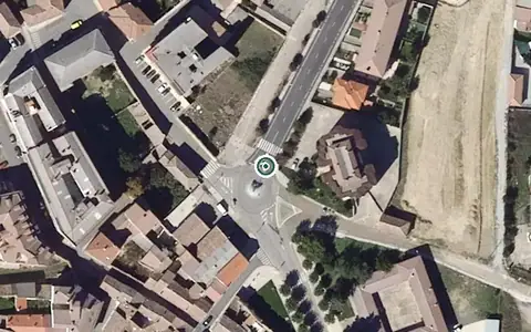 Vista aérea de la ubicación de Residencia Santa María del Camino