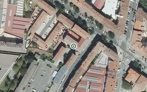 Vista aérea de la ubicación de Vivienda Comunitaria Los Molinos