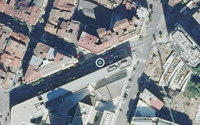 Vista aérea de la ubicación de Centro de Día para Persoas Maiores Estremar