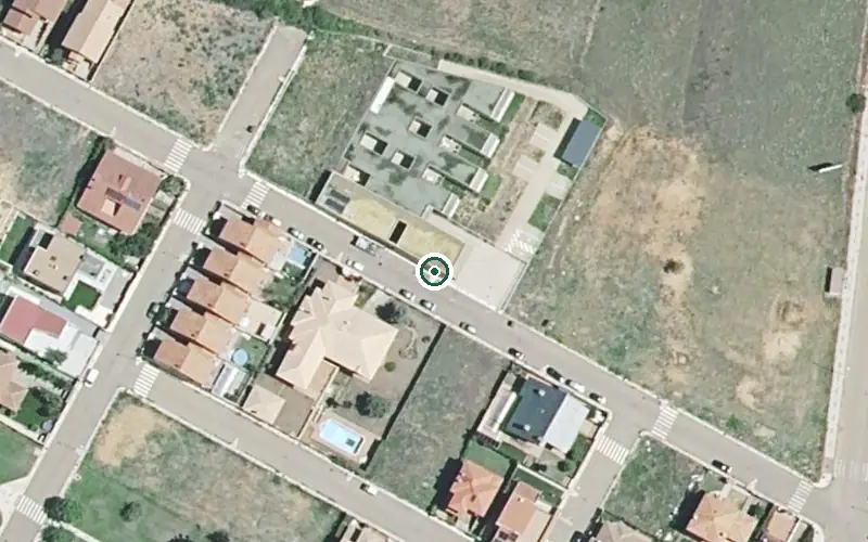 Vista aérea de la ubicación de Centro de Día Alzheimer Benavente y Comarca, Bellavista