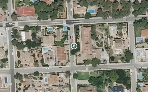 Vista aérea de la ubicación de Residencia para Personas Mayores Dependientes Asiger la Paloma