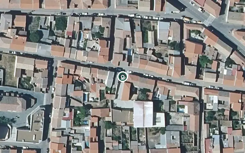 Vista aérea de la ubicación de Vivienda de Mayores