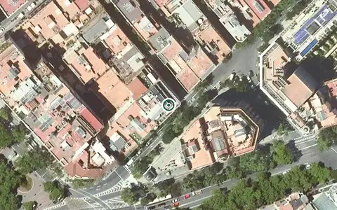 Vista aérea de la ubicación de Residència Geriàtrica Marla Diagonal