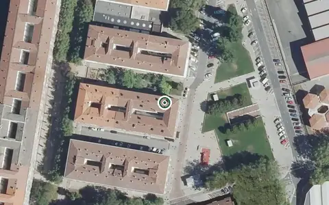 Vista aérea de la ubicación de Residencia El Pilar