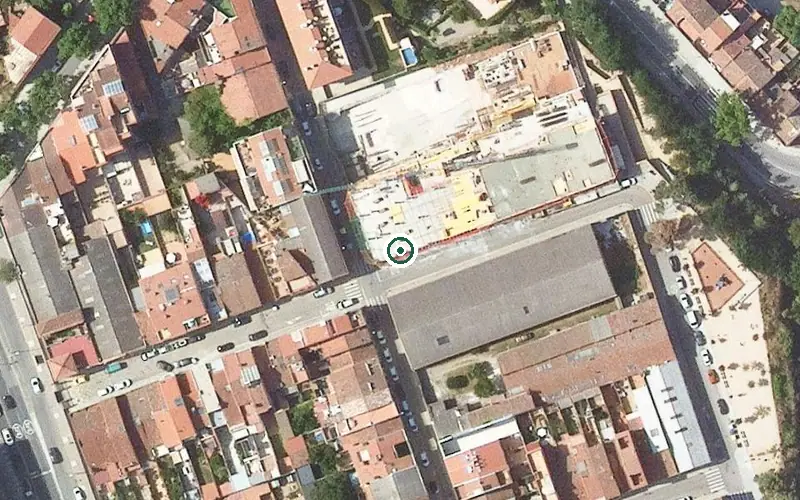 Vista aérea de la ubicación de Centre de dia Vitalia Sabadell