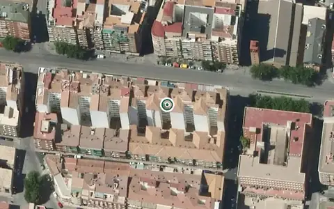 Vista aérea de la ubicación de Residencia de Mayores María Torres