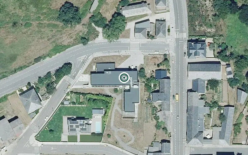Vista aérea de la ubicación de Residencia Persoas Maiores de Paradela