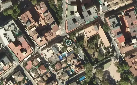 Vista aérea de la ubicación de Centro de Día para Mayores Jacaranda