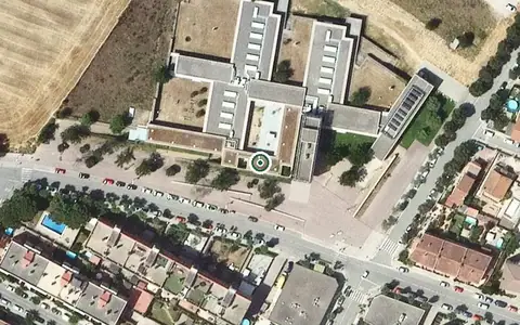Vista aérea de la ubicación de Residència per a gent gran Pedra Serrada