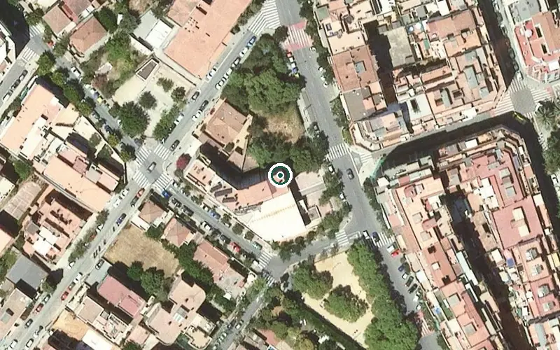 Vista aérea de la ubicación de Centre de dia Fèlix Llobet