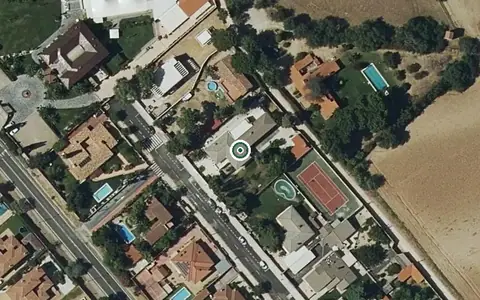 Vista aérea de la ubicación de Residencia Ruiz y Latorre
