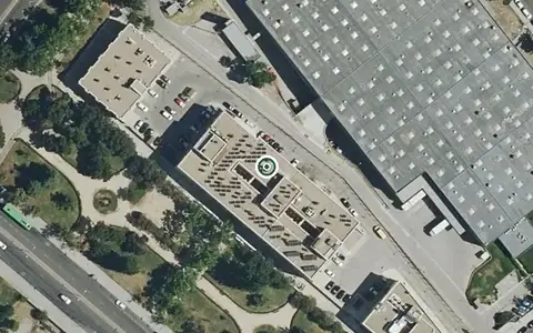 Vista aérea de la ubicación de Residencia Sanitas (Alcorcón)