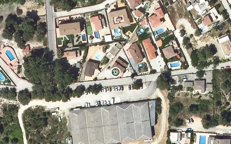 Vista aérea de la ubicación de Residència Onacare Els Pallaresos