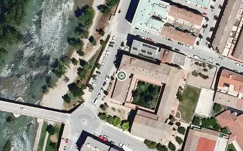 Vista aérea de la ubicación de Residència Geriàtrica Sant Domènec de Balaguer