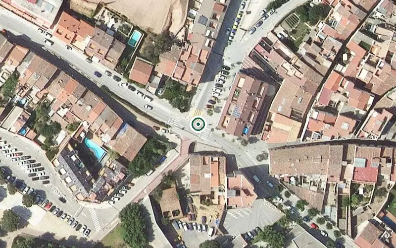 Vista aérea de la ubicación de Residència Geriàtrica Sant Agustí