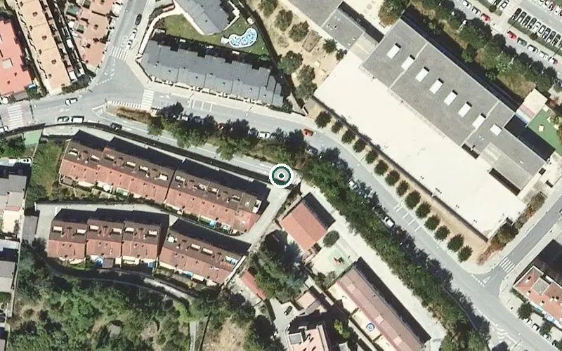 Vista aérea de la ubicación de Residència Doctor Gerard Manresa