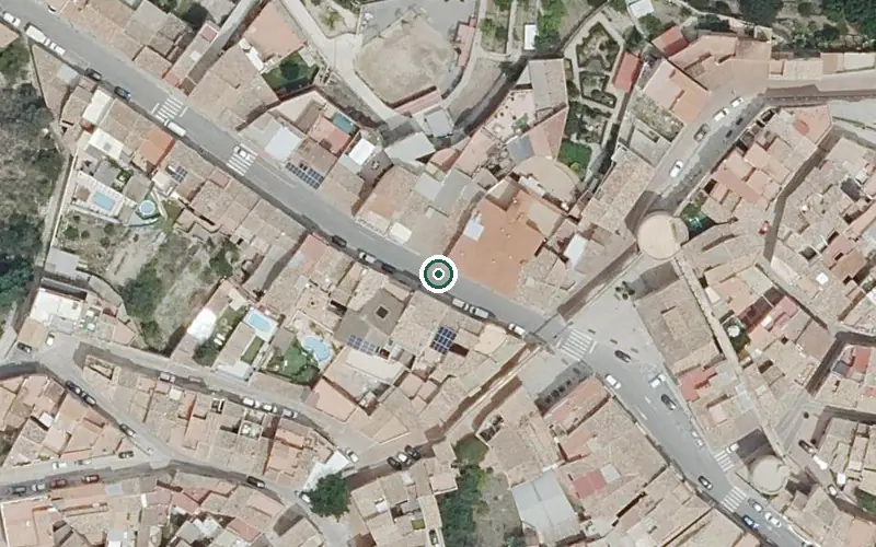 Vista aérea de la ubicación de Residencia para Personas Mayores Dependientes Virgen de la Esperanza