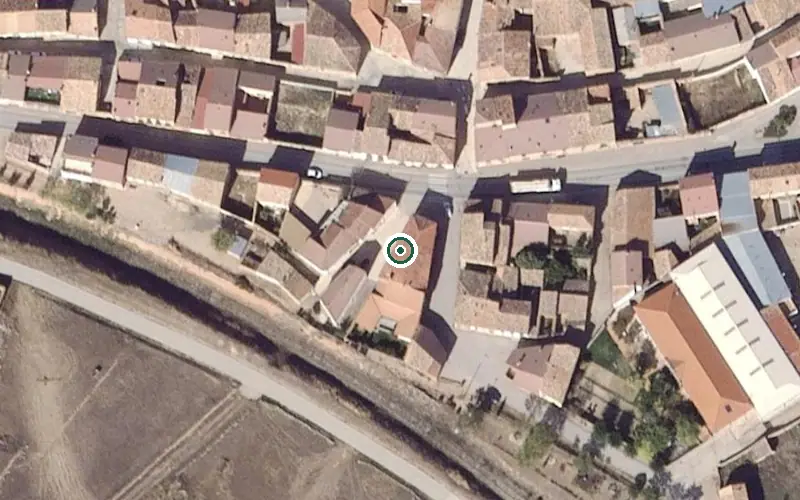 Vista aérea de la ubicación de Residencia Mixta de Personas Mayores la Solana