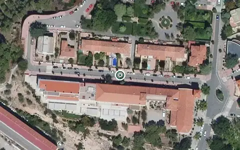 Vista aérea de la ubicación de Residencia Vitalia Paules