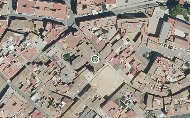 Vista aérea de la ubicación de Centro de Tipología Mixta de Quart de Poblet
