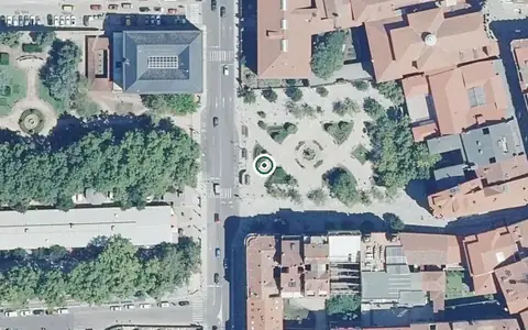 Vista aérea de la ubicación de Residencia Alameda