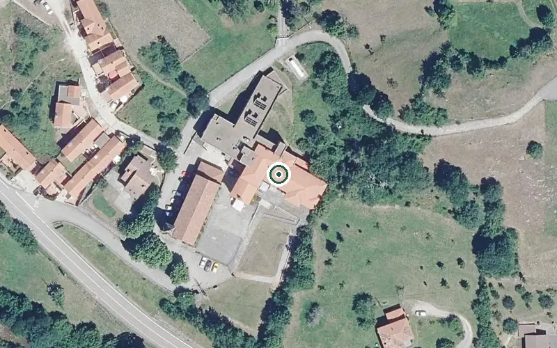 Vista aérea de la ubicación de Virgen de la Salud
