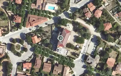Vista aérea de la ubicación de Residència Hotel Prudenci