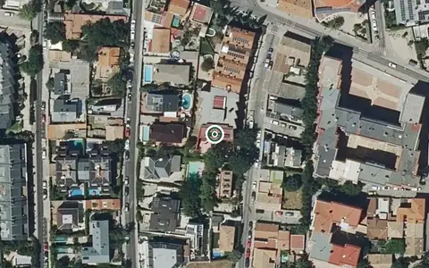 Vista aérea de la ubicación de Residencia Puerta de Hierro Fundación Sagrada Familia