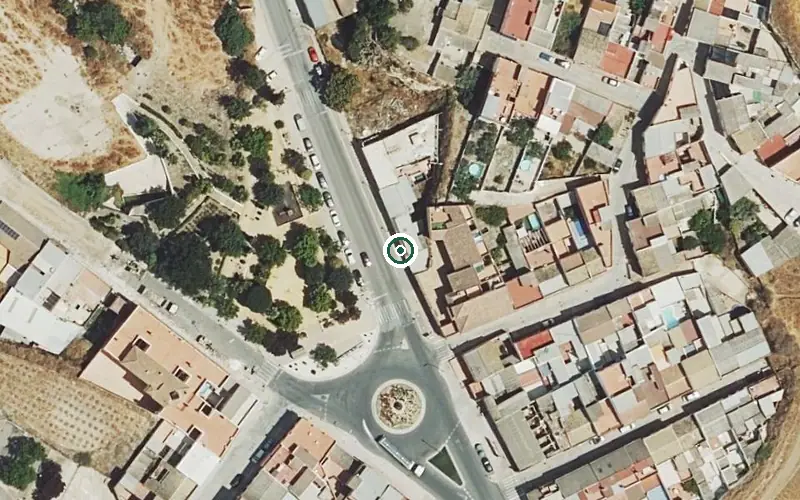 Vista aérea de la ubicación de Residencia para Mayores Domusvi Remedios