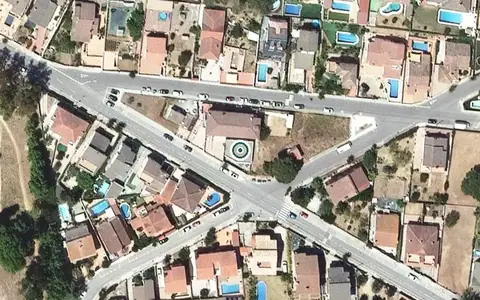 Vista aérea de la ubicación de Residència Geriàtrica la Llar