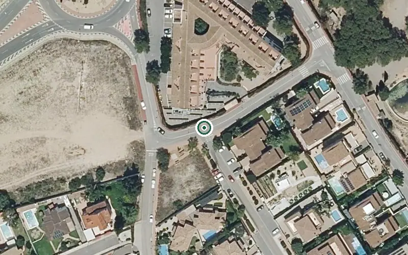 Vista aérea de la ubicación de Residencia para Personas Mayores Dependientes Selegna