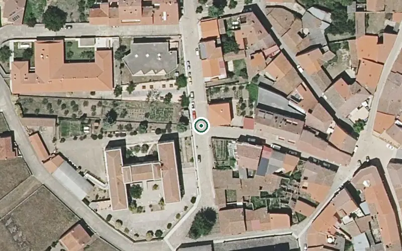 Vista aérea de la ubicación de Residencia de Personas Mayores Santa Rita