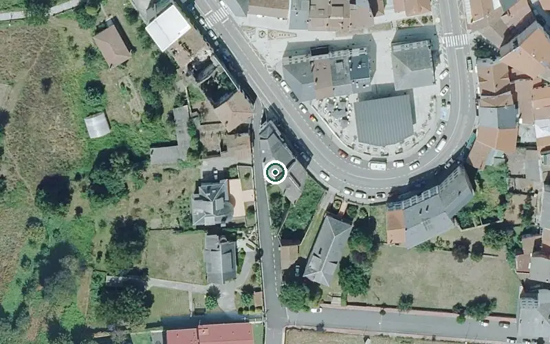 Vista aérea de la ubicación de Centro de Día Palas de Rei