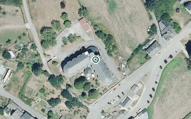 Vista aérea de la ubicación de Residencia de Maiores Nosa Señora do Carme