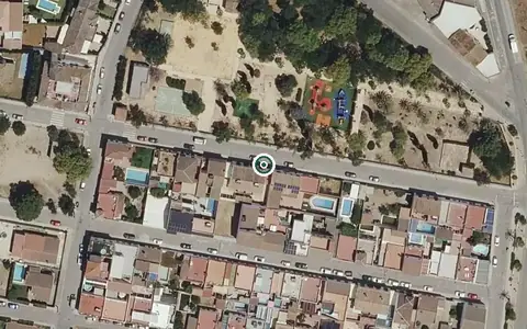 Vista aérea de la ubicación de Centro Residencial para Mayores San Francisco Javier
