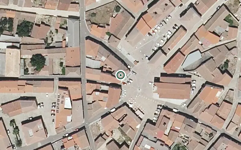 Vista aérea de la ubicación de Residencia para Mayores Santa Inés