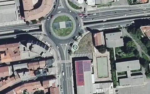 Vista aérea de la ubicación de Residencia de Personas Mayores de León
