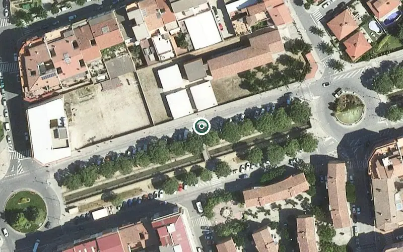 Vista aérea de la ubicación de Casa Familiar Josep Jaques