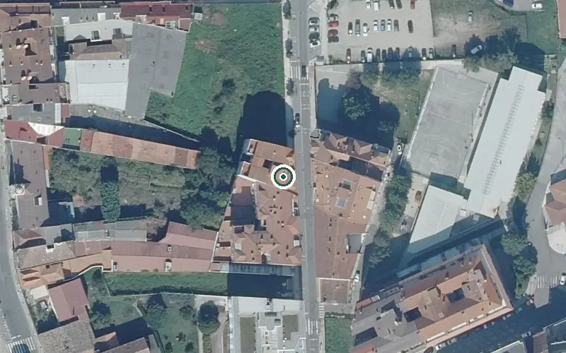 Vista aérea de la ubicación de Residencia de Maiores Divina Pastora