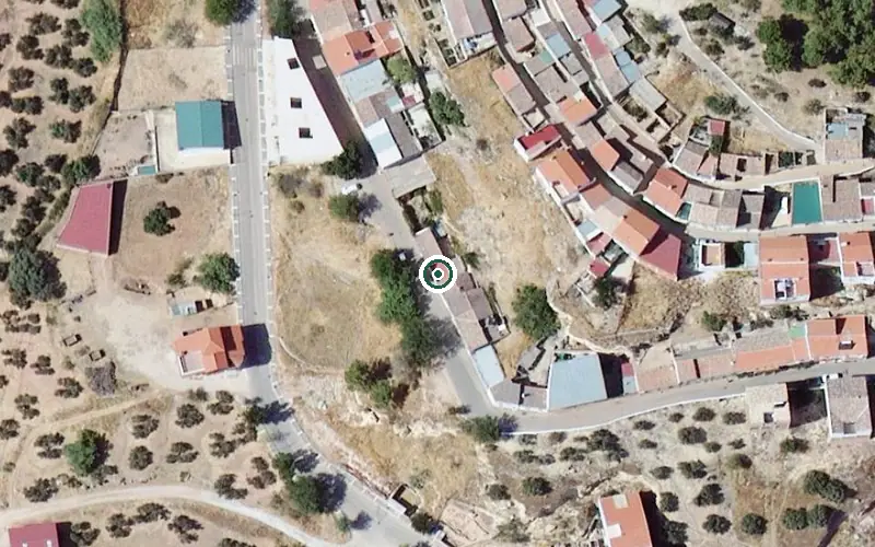 Vista aérea de la ubicación de Centro de Día para Mayores Nazaret