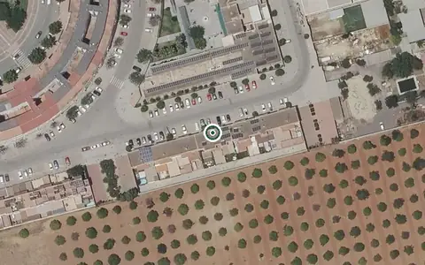 Vista aérea de la ubicación de Centro Residencial para Mayores los Jardines